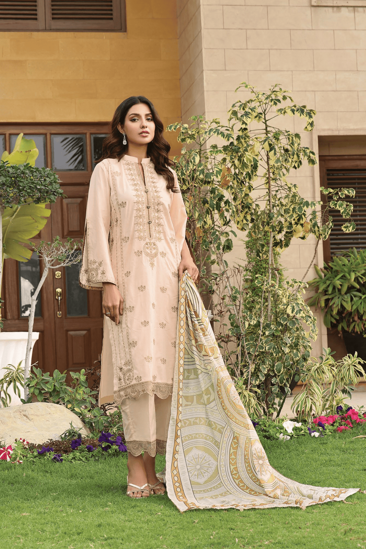 KHAS MIRHA SUMMER LAWN UNSTITCHED 3PC SUIT KSE-2449