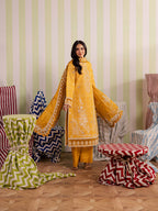 MJ-03 | 3 PC Lawn Mahnur Jahaan Lawn 26