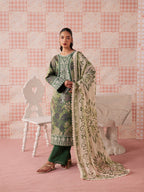MJ-06 | 3 PC Lawn Unstitched Mahnur Jahaan Lawn 26