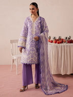 MJ-10 | 3 PC Lawn Mahnur Jahaan Lawn 26
