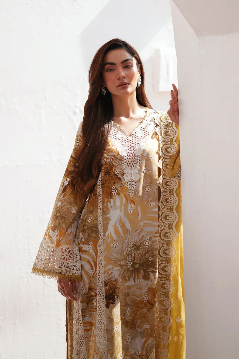 Afrozeh Sunspell'26 CALYRA Unstitched 3 Piece Suit