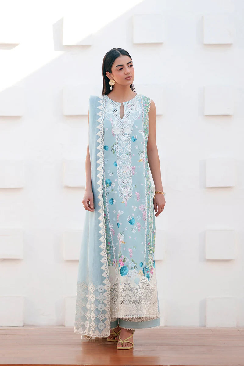 Afrozeh Sunspell'26 ROSYRA Unstitched 3 Piece Suit