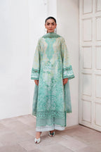 Afrozeh Sunspell'26 AURYN Unstitched 3 Piece Suit