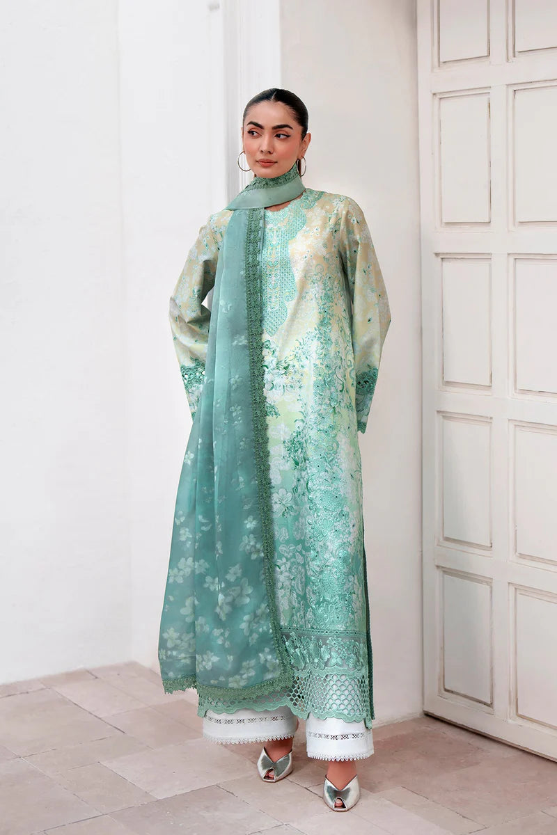 Afrozeh Sunspell'26 AURYN Unstitched 3 Piece Suit
