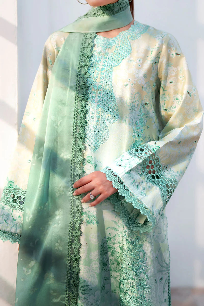 Afrozeh Sunspell'26 AURYN Unstitched 3 Piece Suit