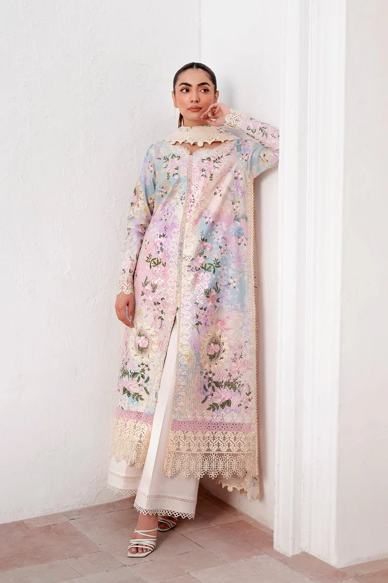 Afrozeh Sunspell'26 SOLITHE Unstitched 3 Piece Suit