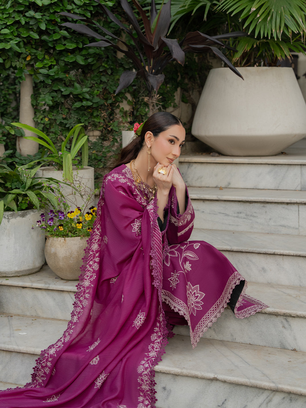 MU-10 | 3 PC Lawn - Unstitched
