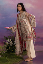 3 Piece Printed Cotton Suit with Printed Lawn Dupatta