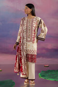 3 Piece Printed Cotton Suit with Printed Lawn Dupatta