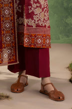 3 Piece Printed Cotton Suit with Printed Lawn Dupatta