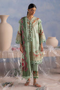 3 Piece Printed Cotton Suit with Printed Lawn Dupatta