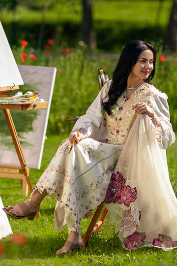 Rang Rasiya Luxury Eid Collection Hania 3 Piece Suit