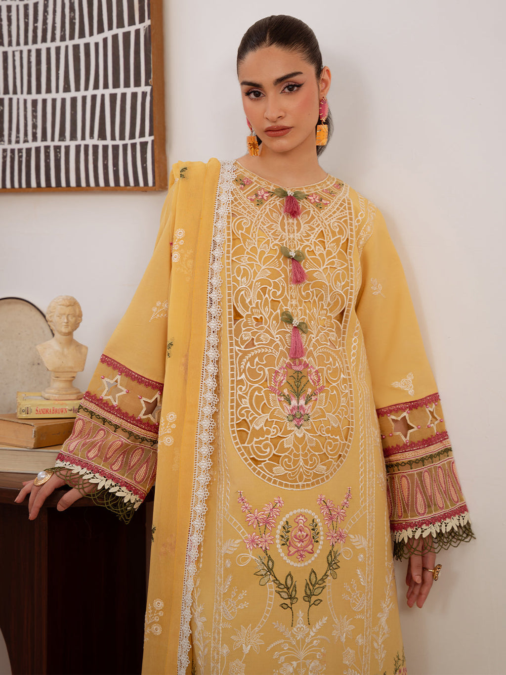 SN-01 | 3 PC Lawn - Unstitched