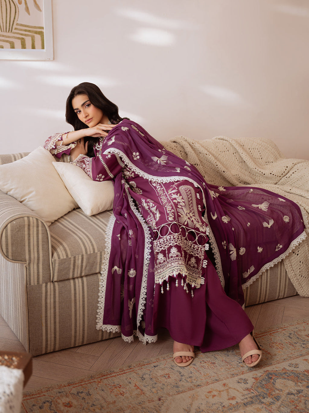 SN-03 | 3 PC Lawn - Unstitched