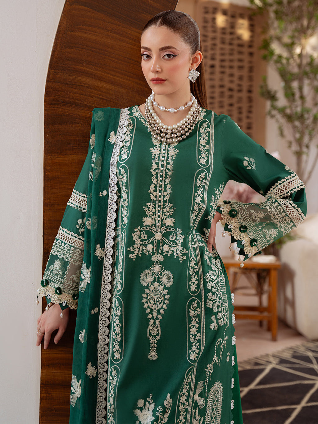 SN-04 | 3 PC Lawn - Unstitched