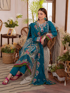 SN-12 | 3 PC Lawn - Unstitched