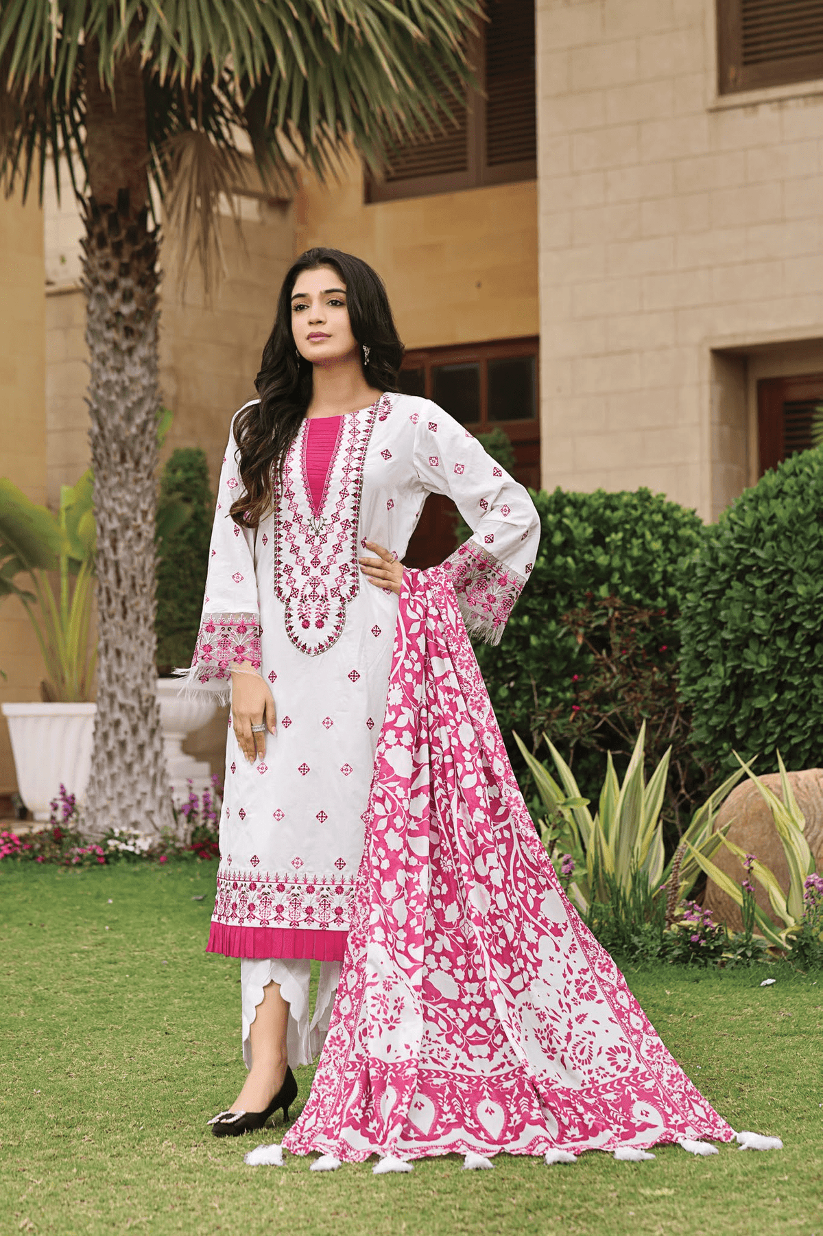 KHAS MIRHA SUMMER LAWN UNSTITCHED 3PC SUIT KSE-2448