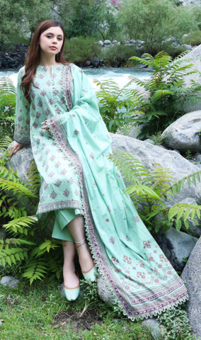 SUFIYA chikankari Lawn