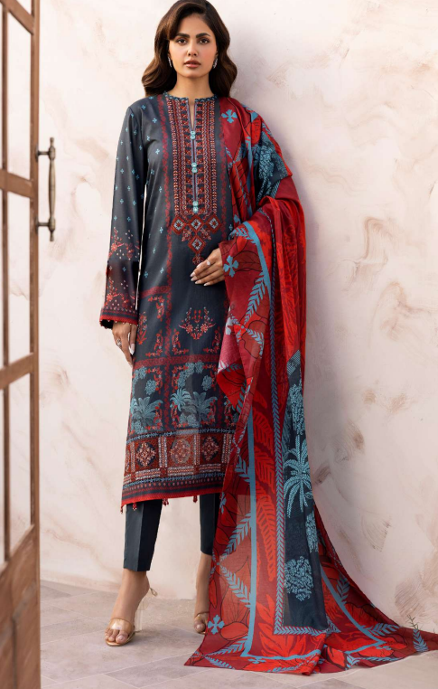 DIGITAL PRINTED EMBROIDERED LAWN COLLECTION