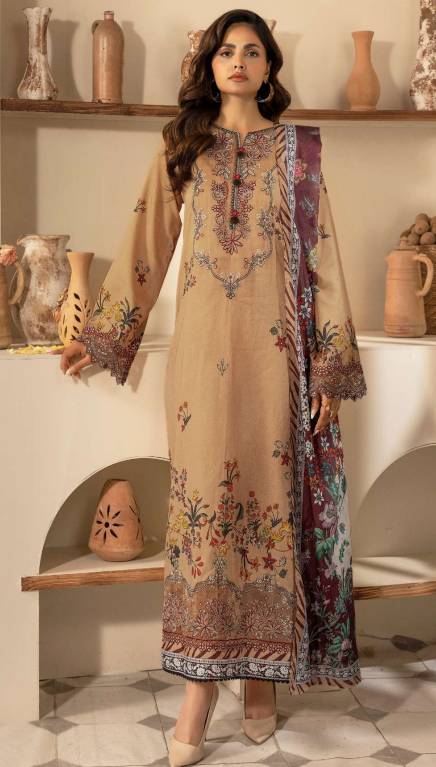 DIGITAL PRINTED EMBROIDERED LAWN COLLECTION