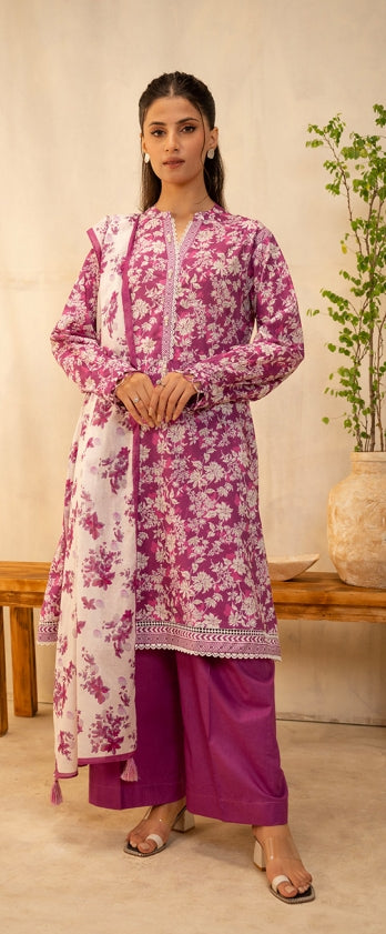 ZELLBURY UNSTITCHED LAWN'25 COLLECTION