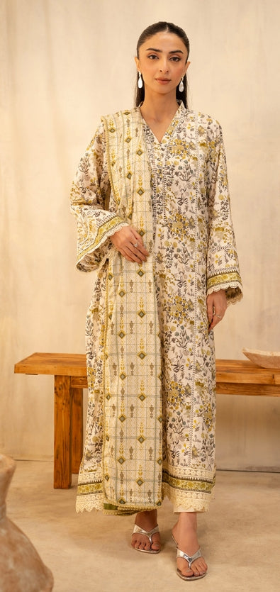 ZELLBURY UNSTITCHED LAWN'25 COLLECTION