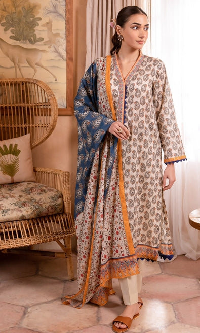 ZELLBURY UNSTITCHED LAWN'25 COLLECTION