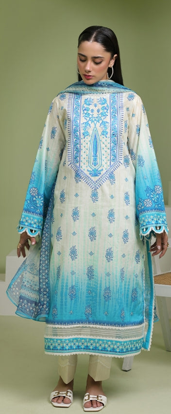 ZELLBURY UNSTITCHED LAWN'25 COLLECTION