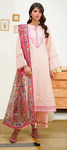 ZELLBURY UNSTITCHED LAWN'25 COLLECTION