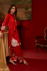 Gul Ahmad Red & Blods Spring Summer Lawn 2pc Unstitched Suit TL42022