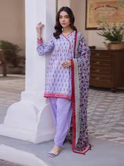 Zellbury Summer Lawn Unstitched Shirt Dupatta 2pc Suit WUS24X21003