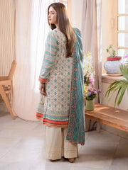 Zellbury Summer Lawn Unstitched Shirt Dupatta 2pc Suit WUS24X21008