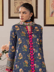 Zellbury Summer Lawn Unstitched Shirt Dupatta 2pc Suit WUS24X21602