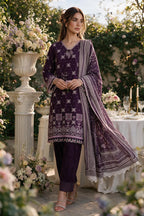 Embroidered Shirt Shalwar Dupatta - 4101