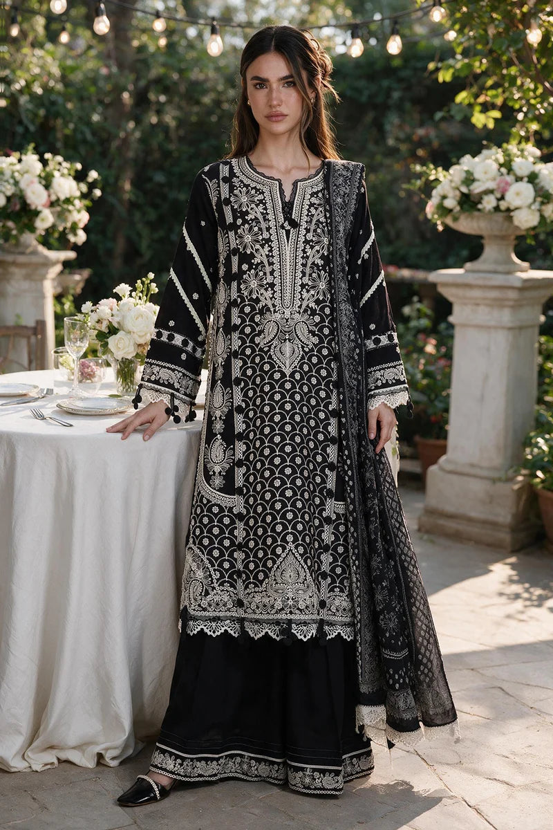 Embroidered Shirt Shalwar Dupatta - 4106