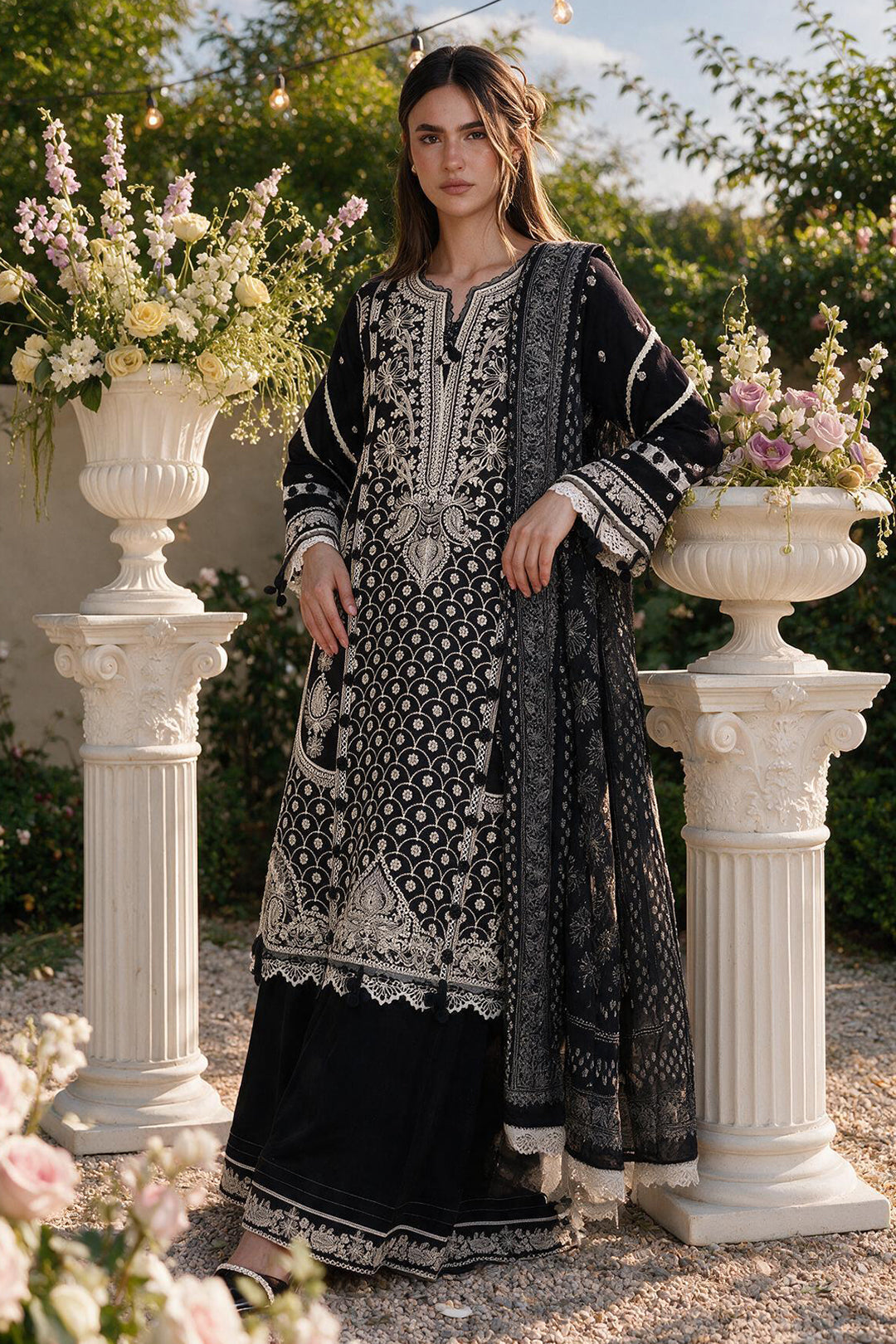 Embroidered Shirt Shalwar Dupatta - 4106 | Zellbury | WUS26E34106