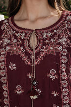 Embroidered Shirt Shalwar Dupatta - 4107