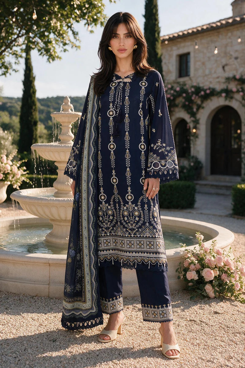 Embroidered Shirt Shalwar Dupatta - 4111