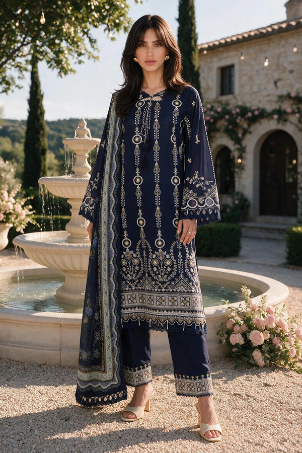 Embroidered Shirt Shalwar Dupatta - 4111