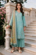 Embroidered Shirt Shalwar Dupatta - 4112