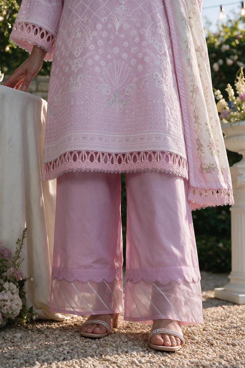 Embroidered Shirt Shalwar Dupatta - 4114