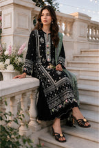 Embroidered Shirt Shalwar Dupatta - 4124