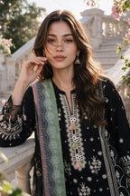Embroidered Shirt Shalwar Dupatta - 4124
