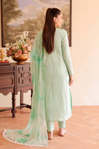 Rashid Tex 3 Piece Premium Embroidered Lawn 501 - White For Summer