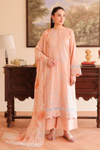 Rashid Tex 3 Piece Premium Embroidered Lawn 510 - White For Summer