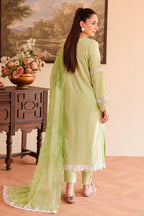 Rashid Tex 3 Piece Premium Embroidered Lawn 508 - White For Summer