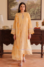 Rashid Tex 3 Piece Premium Embroidered Lawn 509 - White For Summer