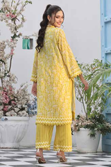 Zoella Allover Printed Lawn Unstitched 2pc Suit-ZLSAP-0004