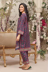 Zoella Allover Printed Lawn Unstitched 2pc Suit-ZLSAP-0008