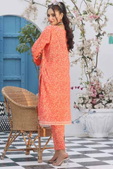 Zoella Allover Printed Lawn Unstitched 2pc Suit-ZLSAP-0009